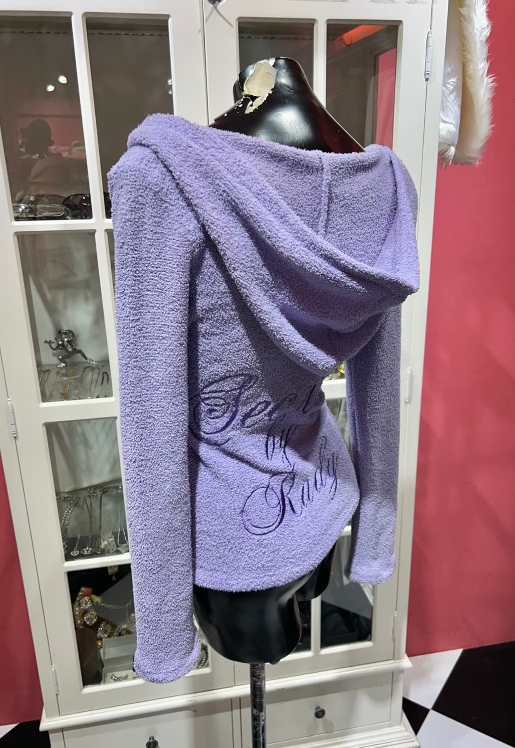 Rady hooded zip-up 레디 퍼플 플리스 후드집업 상품이미지3