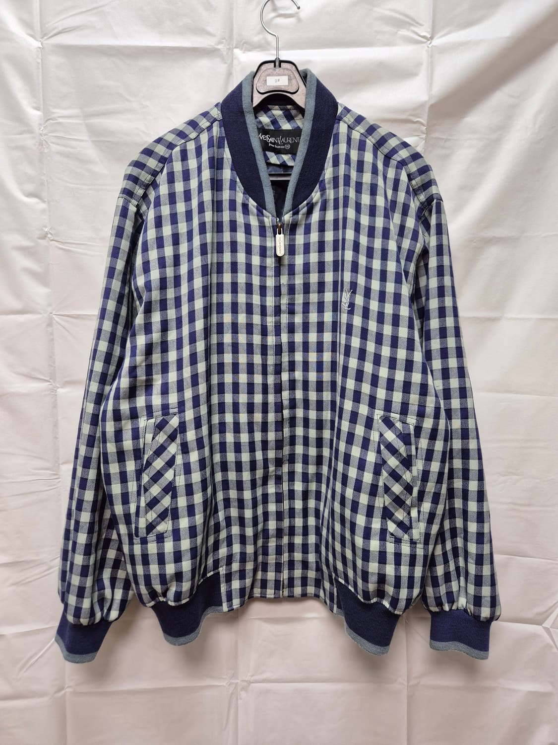 입생로랑 체크블루종 상품이미지1