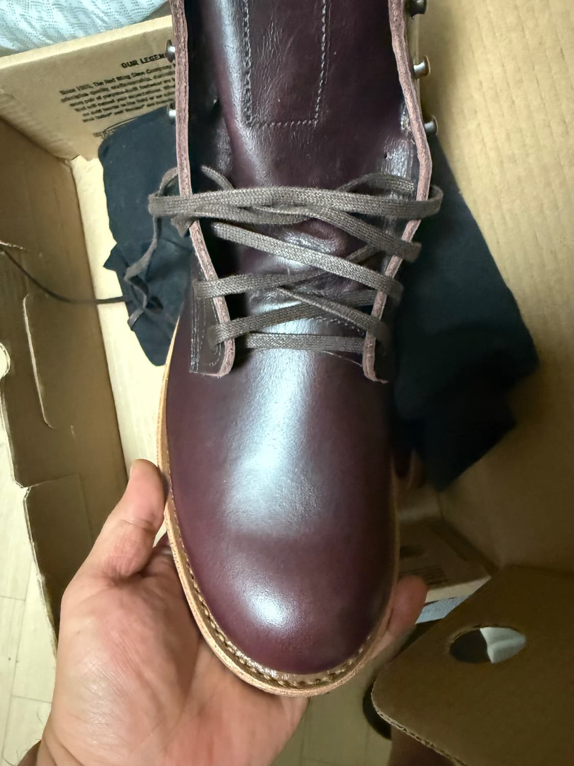 레드윙 9419  블랙체리 백맨 265사이즈 상품이미지7