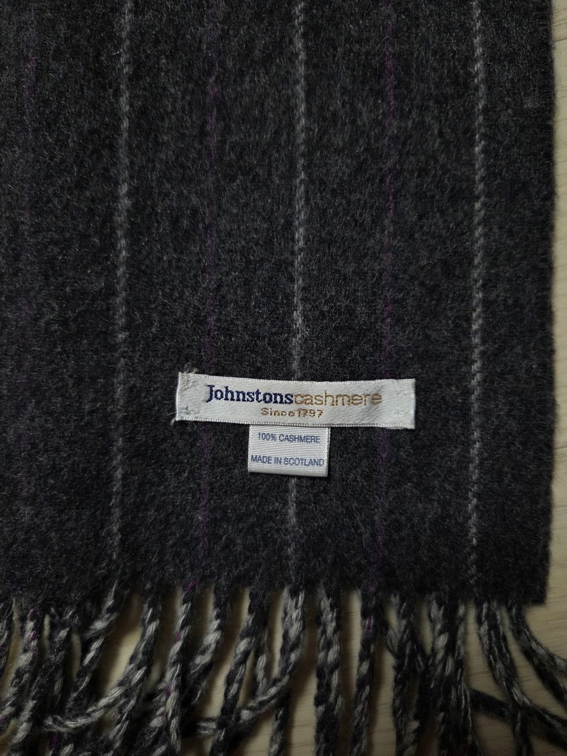 존스톤스 오브 엘긴 캐시미어 100 머플러 상품이미지2