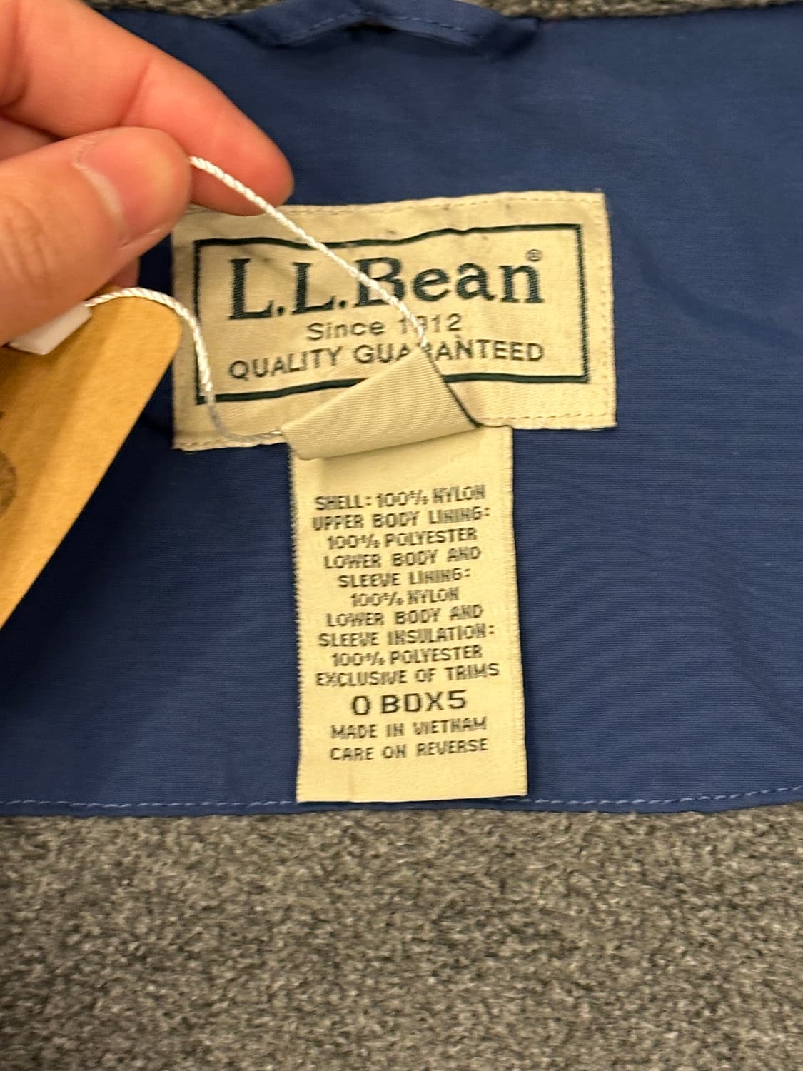 L.L.Bean 엘엘빈 롱 후디드 웜업자켓  L 상품이미지5