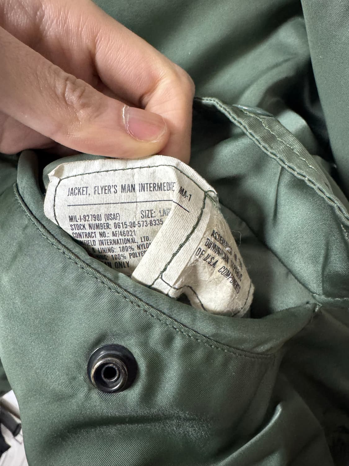 70s 80s ma-1 L 상품이미지4