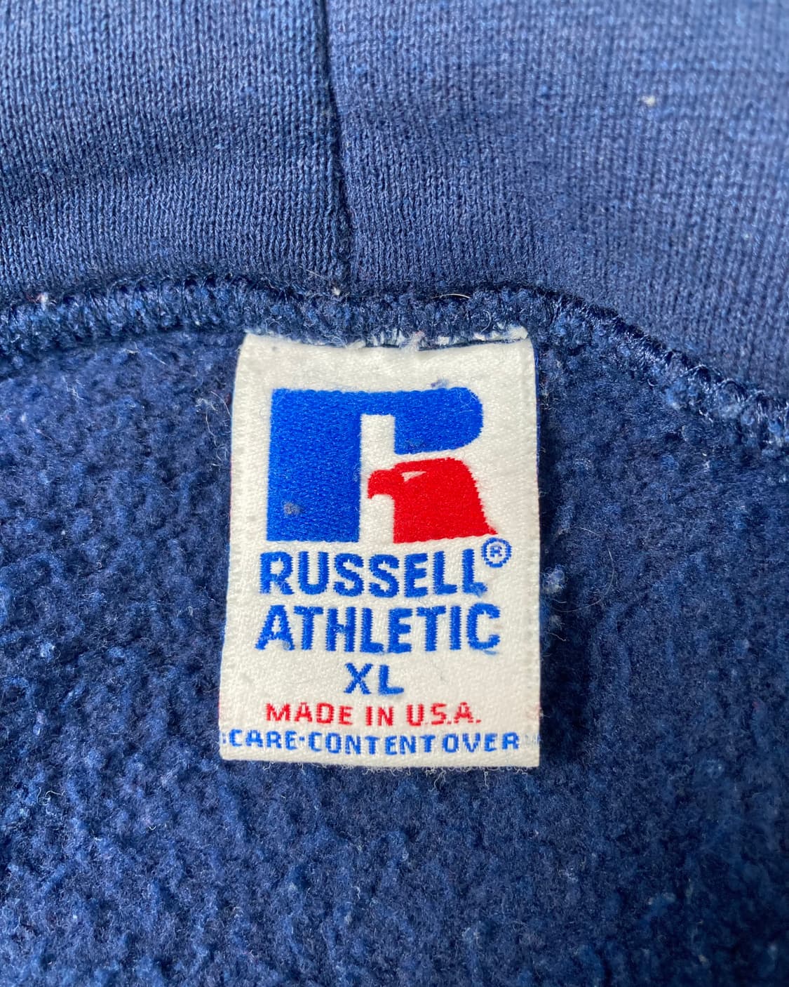 90s Russell Zip Up Hoodie (navy) 상품이미지3