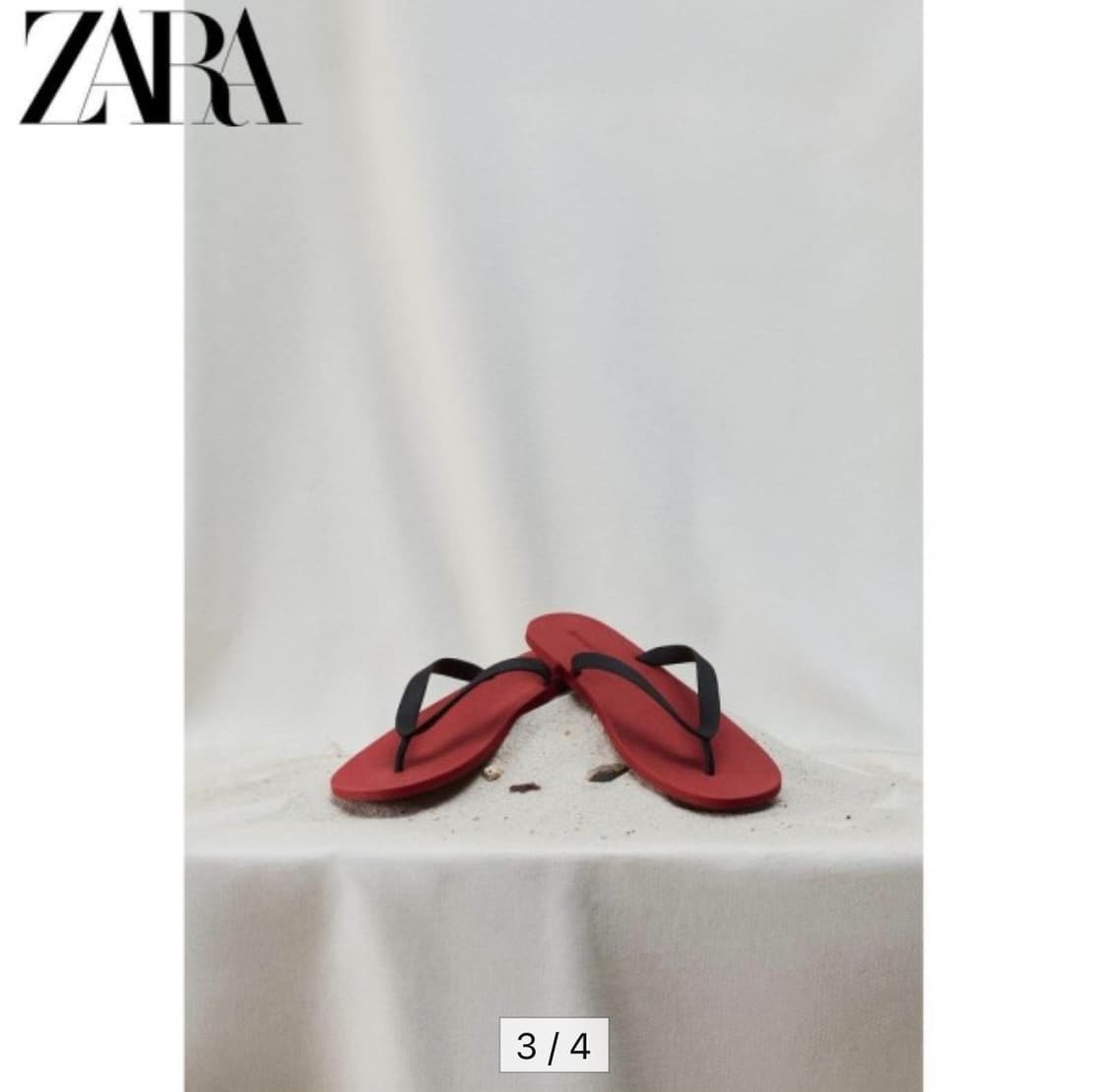 Zara x 아론레빈 쪼리 품절색상 상품이미지3