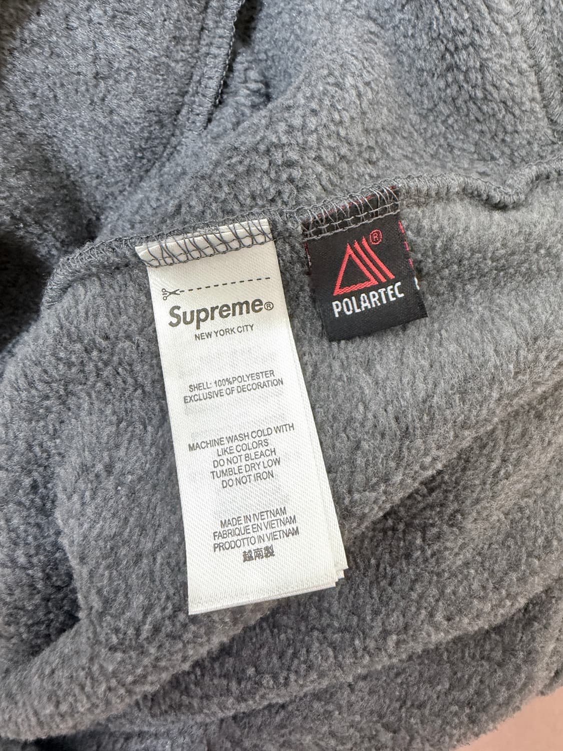 급처‼️) 슈프림 25fw 폴라텍 하프집 후드 상품이미지4