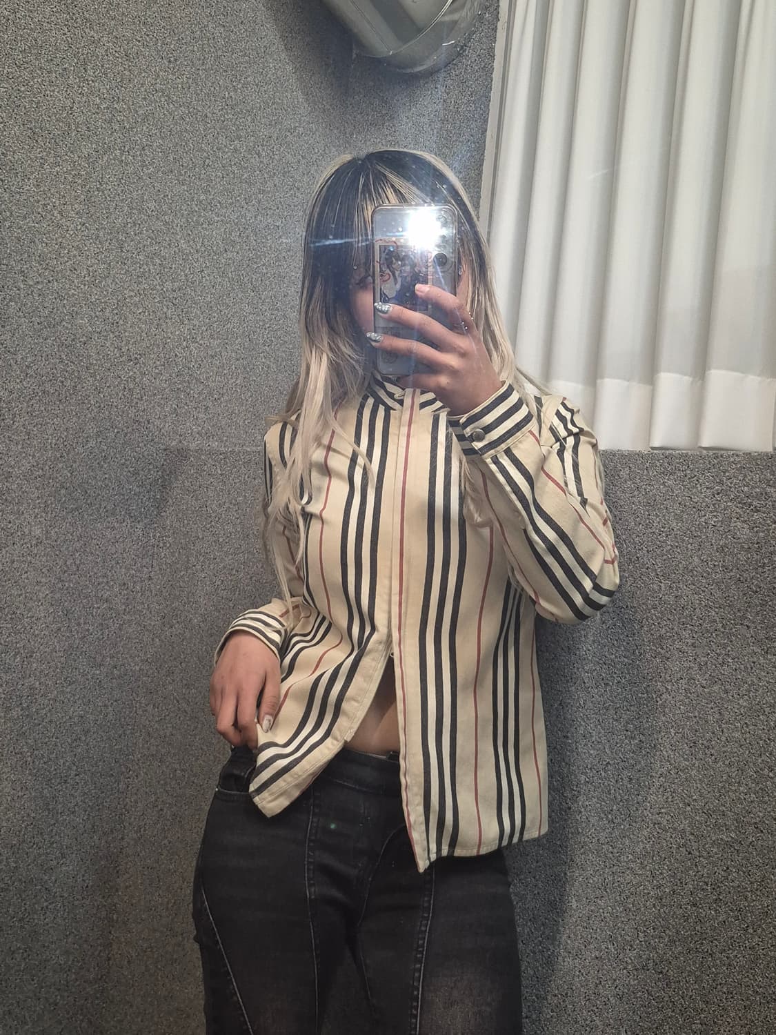 BERBURRY TWO-WAY SHIRT  상품이미지1