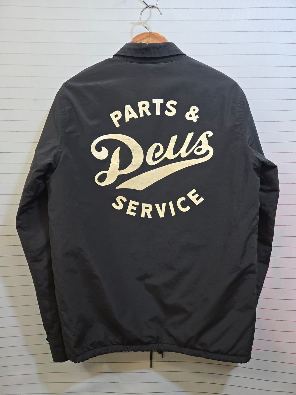 데우스 엑스 마키나 코치 자켓 블랙 상품이미지9