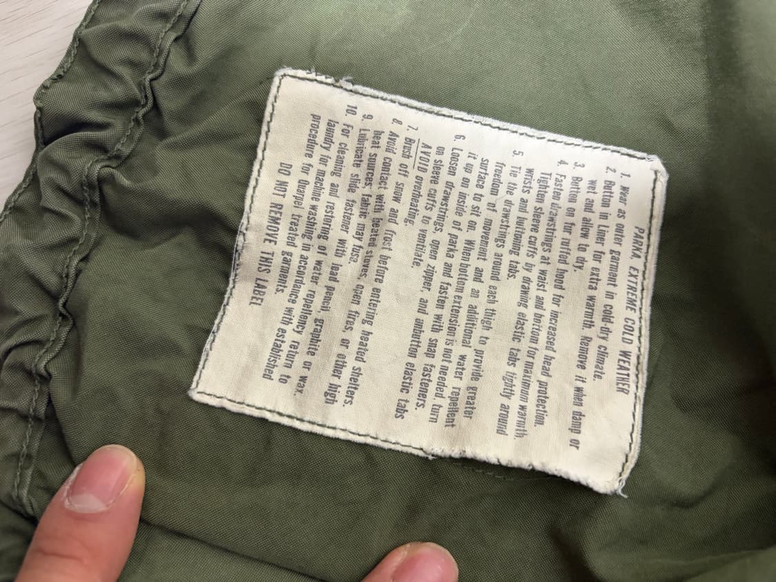 OG 70년대 M65 피쉬테일 M 사이즈 상품이미지3