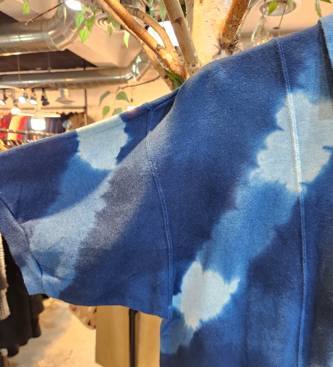 인디고  워싱 코튼 카라 반팔 상품이미지6