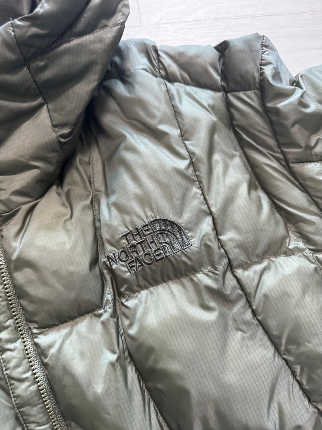 (XL) 노스페이스 웨이브 라이트 온볼 자켓 패딩 카키 상품이미지4