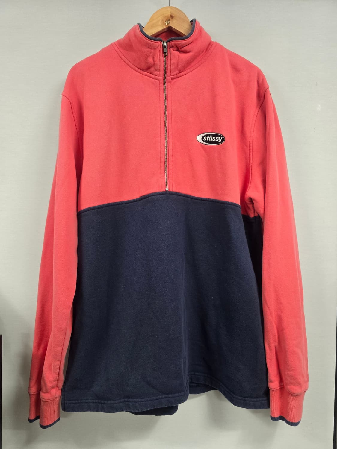 Stussy 스투시 투톤 하프집업 L 상품이미지3