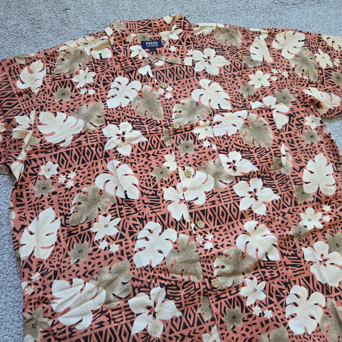 Press Attache 하와이안 반팔 셔츠 L(100) 상품이미지2