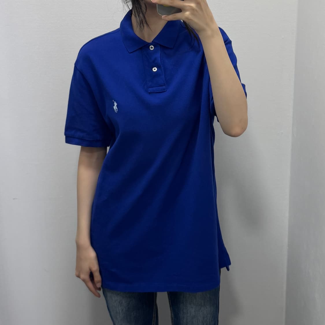 폴로 pk 반팔티 블루 상품이미지3