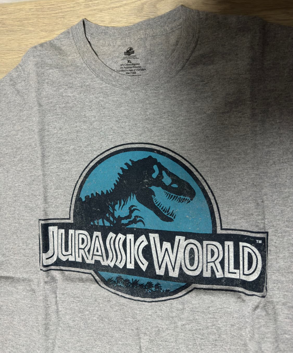 빈티지 쥬라기 공원 오피셜 티셔츠 XL 회색 상품이미지1