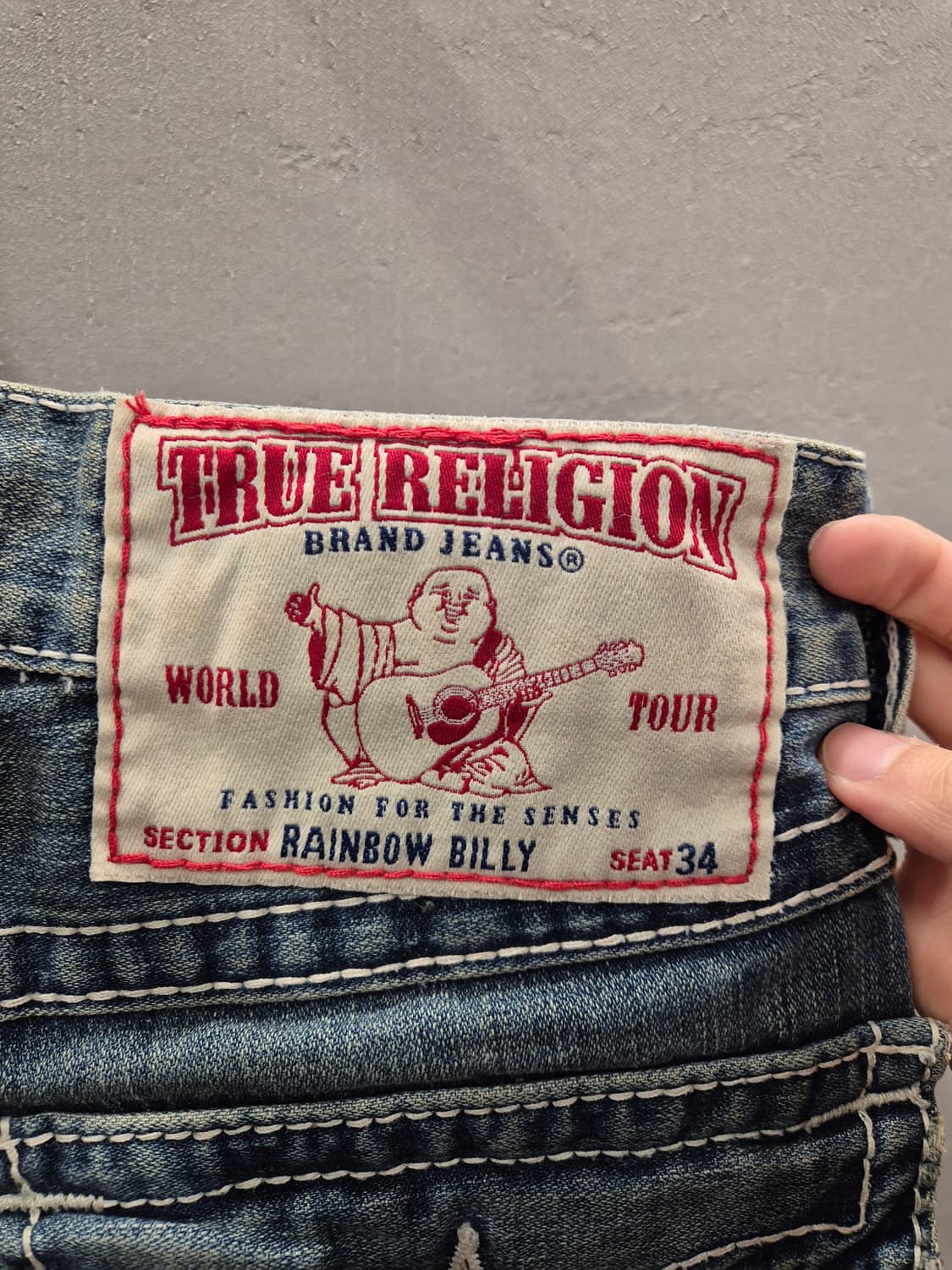 트루릴리전 레인보우 빌리 청바지 28 상품이미지4