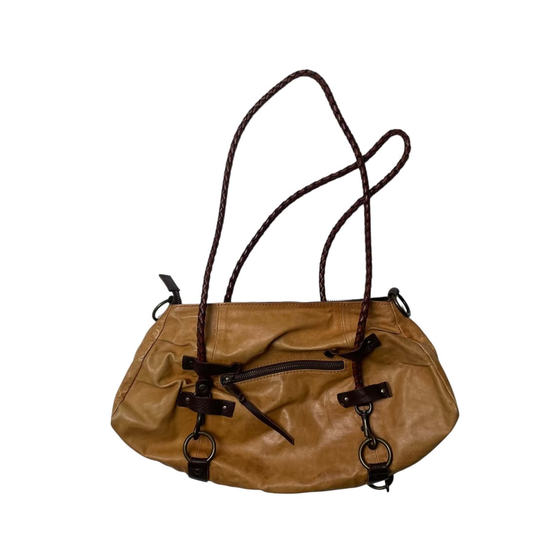 cuir jouer cube 머스타드 레더 백 상품이미지1