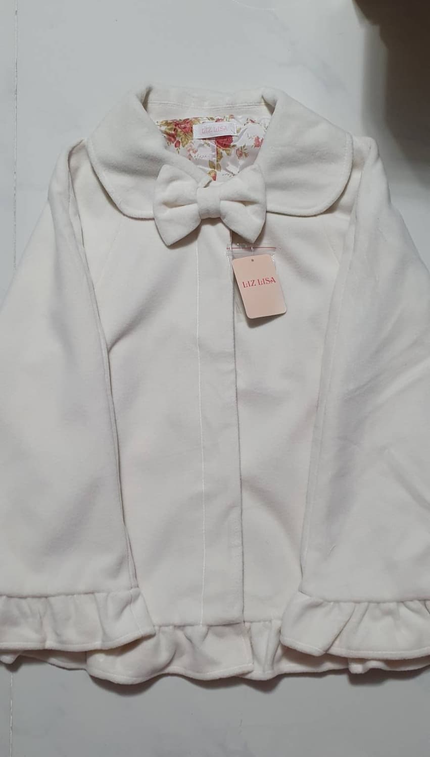 리즈리사 망토 리본 코트 상품이미지3