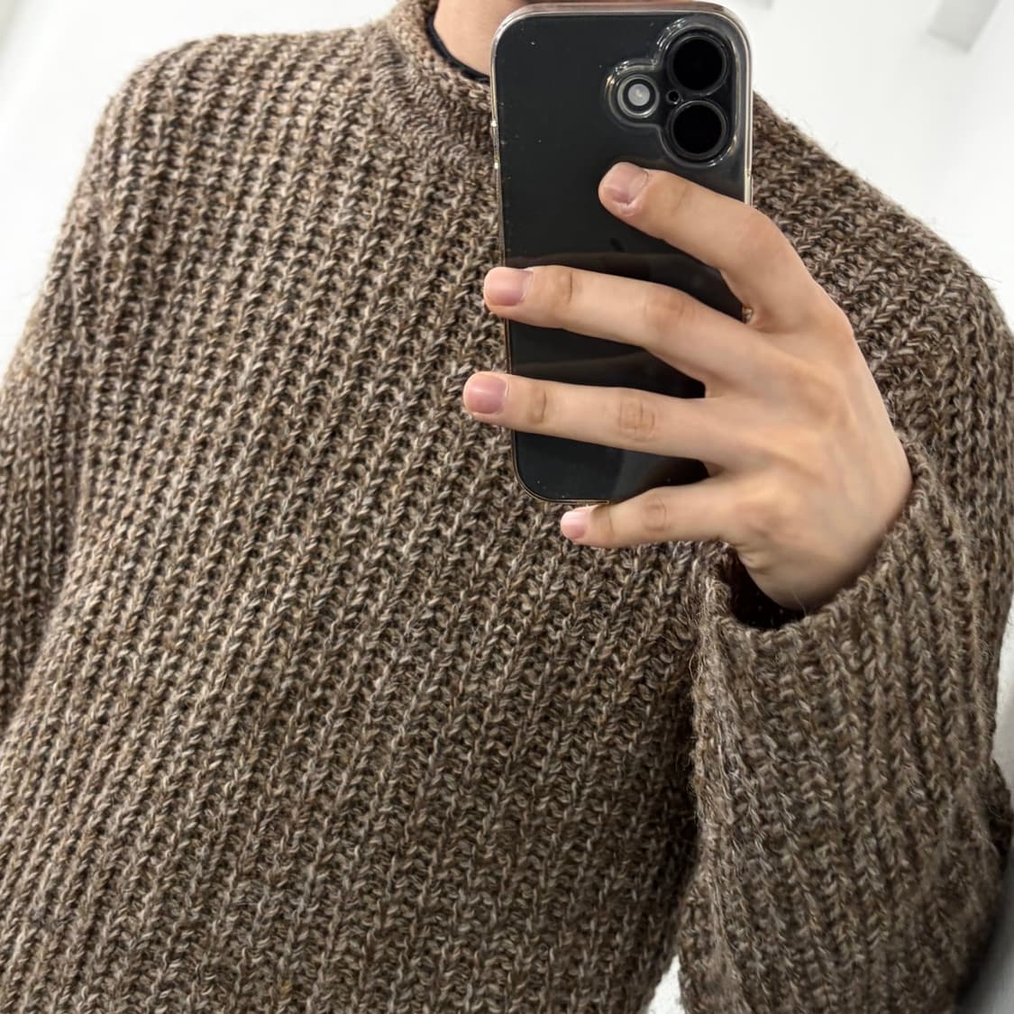 조르지오 아르마니 90s 알파카 니트 상품이미지3