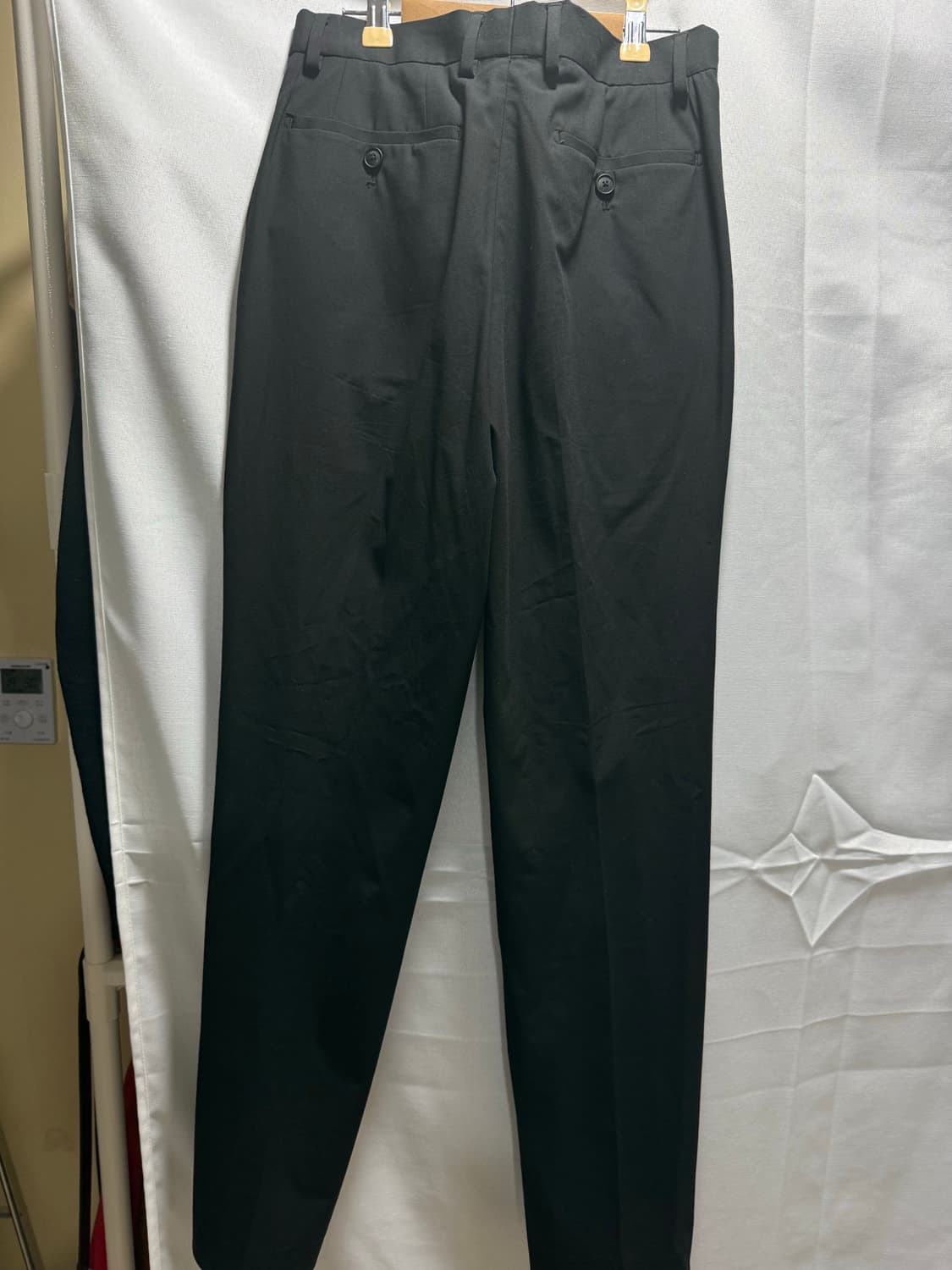 넌블랭크 CARREMAN 세미 오버 핏 셋업 수트 블랙 1회착 상품이미지7