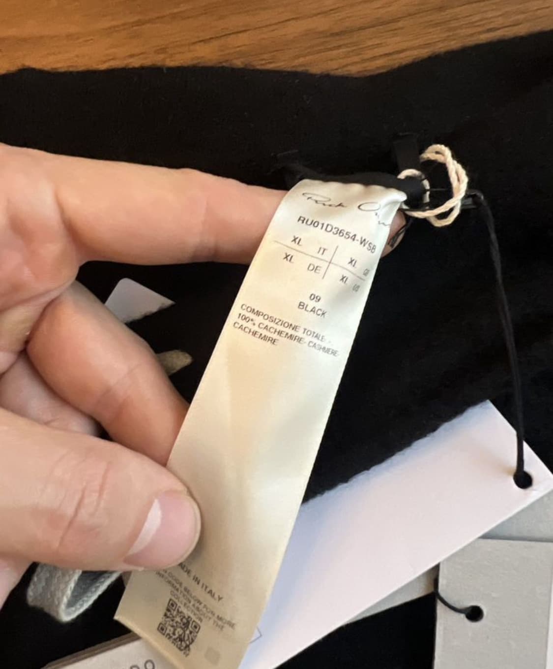 릭 오웬스 LIDO 24 / SS 트랙팬츠(캐시미어)XL 사이즈-해외발송 상품이미지5