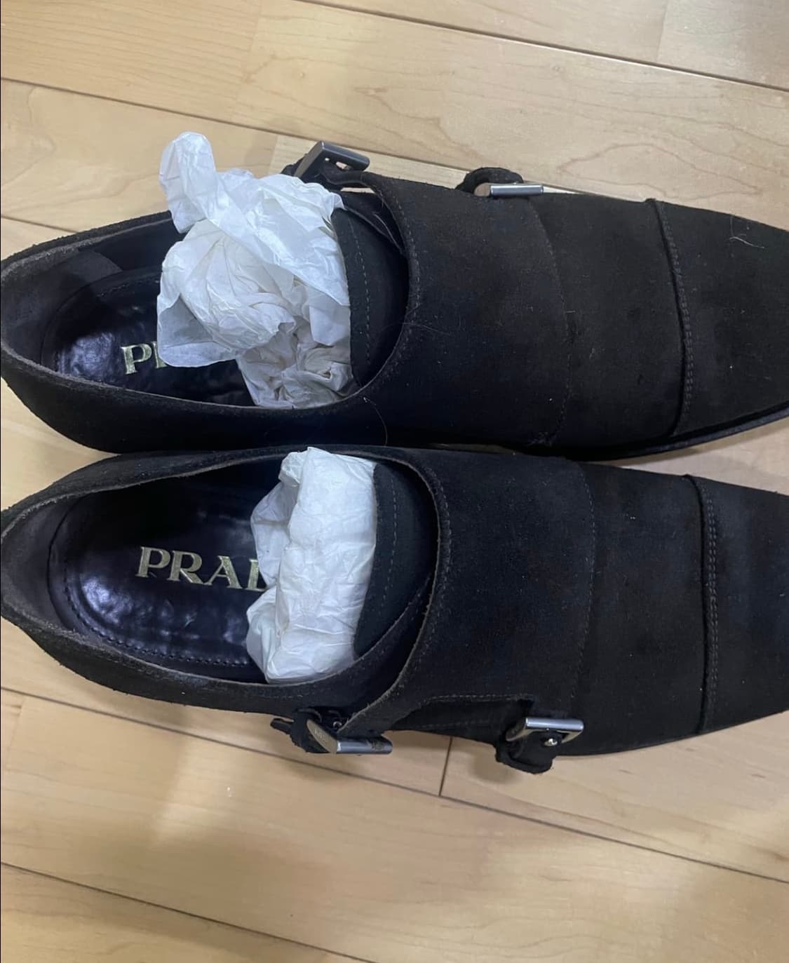 프라다 스웨이드 구두 판매합니다 상품이미지2