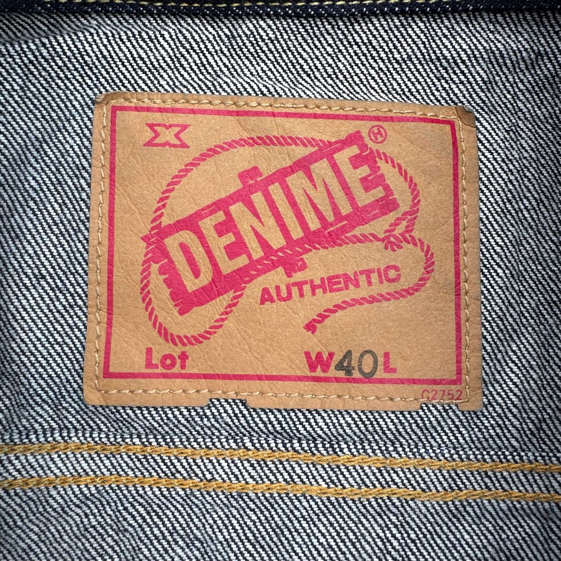 [L] Denime 드님 3세대 셀비지 데님 자켓 상품이미지7