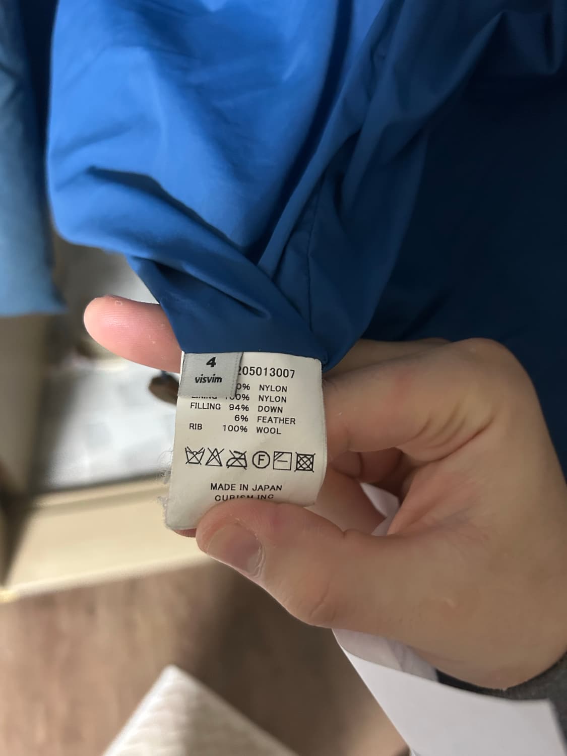 비즈빔 16AW 도테라 다운 자켓 네이비 상품이미지6