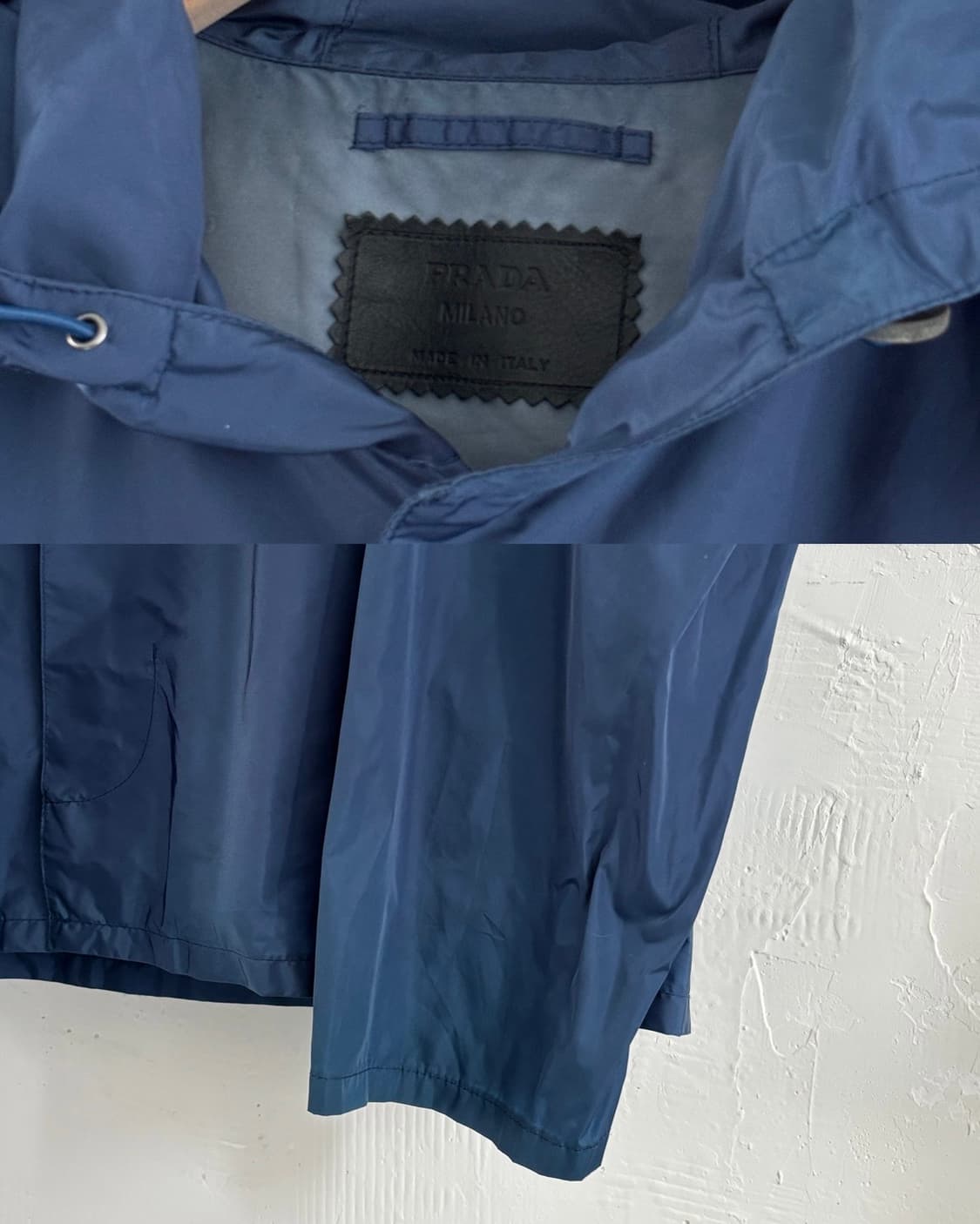 Prada 프라다 네이비 후드 윈드브레이커 상품이미지10
