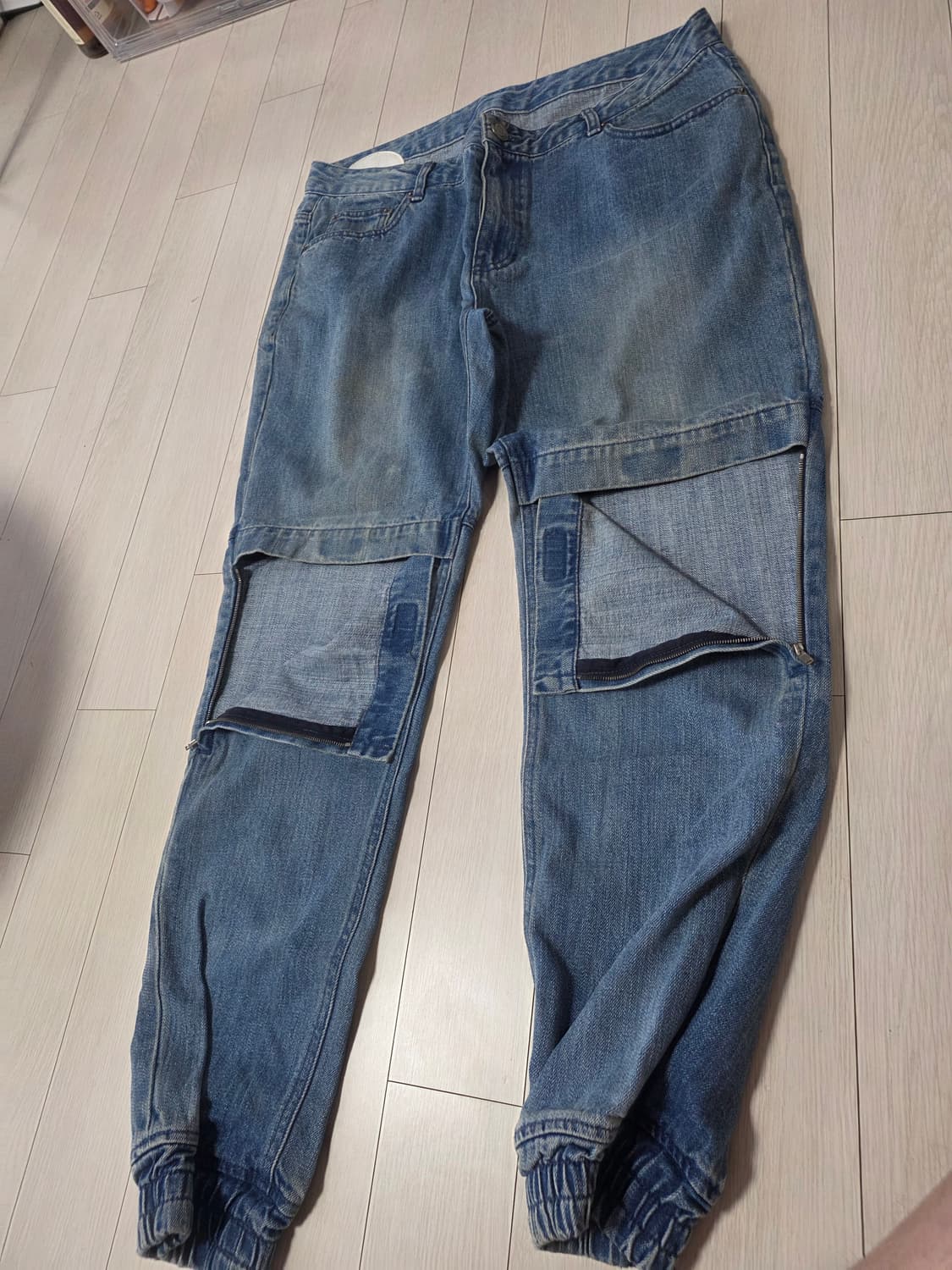 준지 데님조거팬츠 50사이즈 상품이미지2