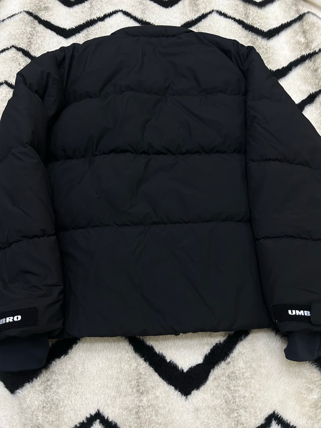 [S]엄브로 2Way 덕다운 숏 패딩/블랙 상품이미지5