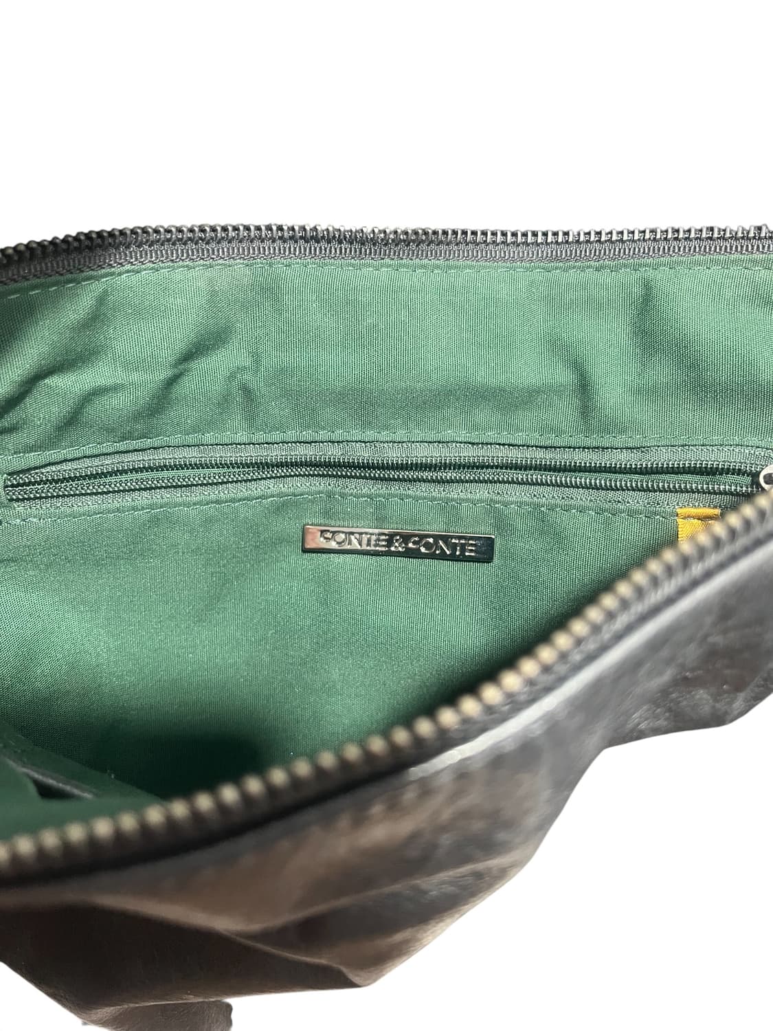 ON & ON 블랙 러플 체인 새들백 상품이미지4