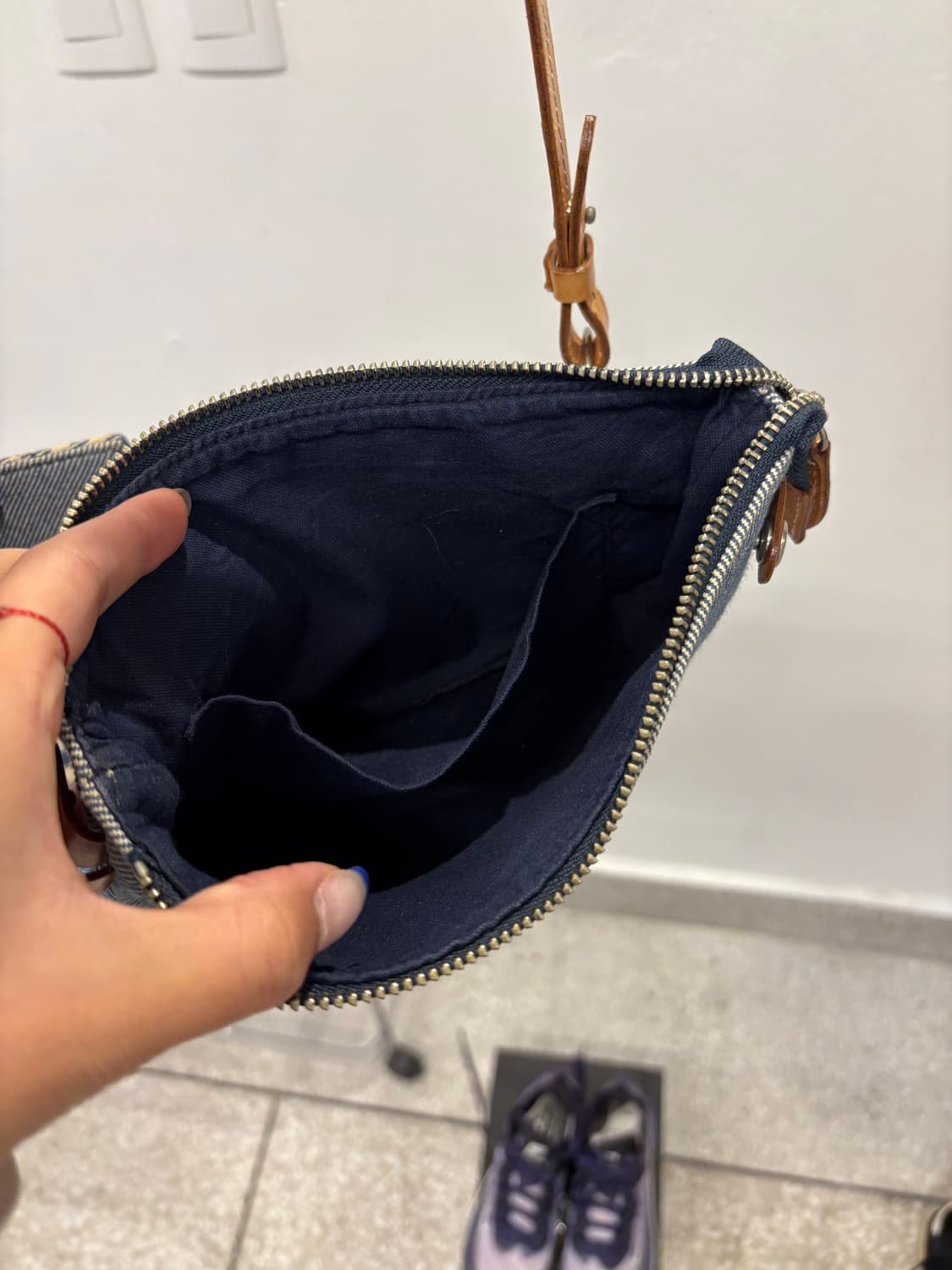 Burberry blue check cross bag 상품이미지8