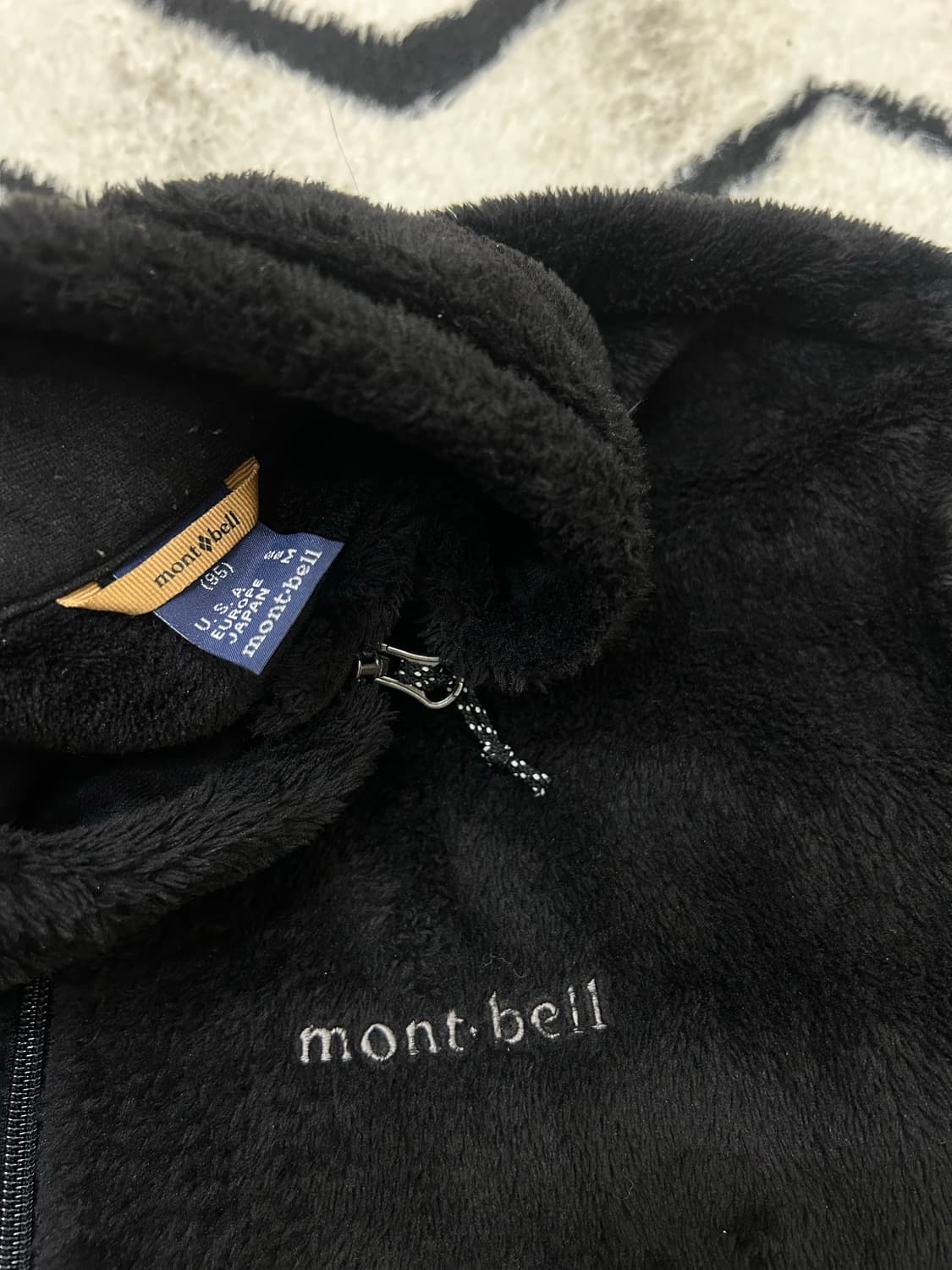 [여성M]몽벨 플리스 자켓/블랙 상품이미지5