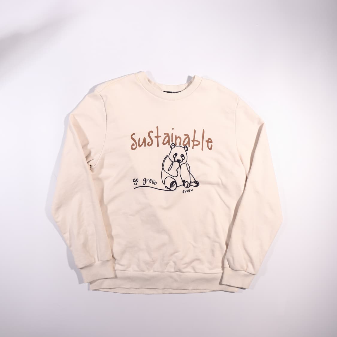 에비수 로고 맨투맨 B527 상품이미지1