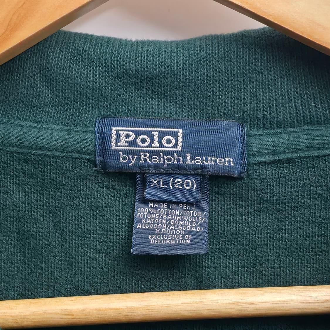 [M] 폴로 랄프로렌 쿼터집업 맨투맨 그린 상품이미지5