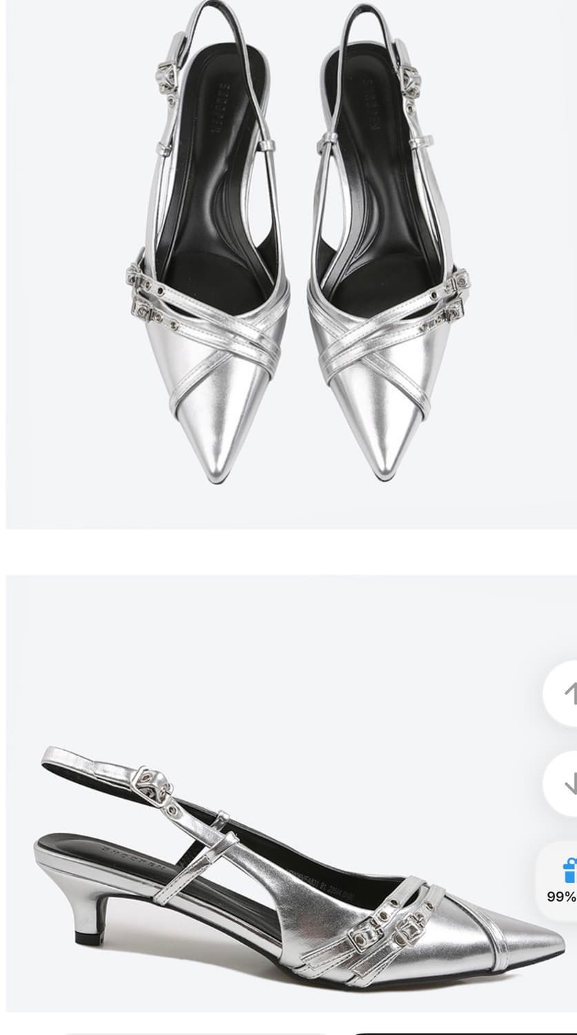 Shoopen 트리플 버클 슬링백 4cm(새상품) 상품이미지3