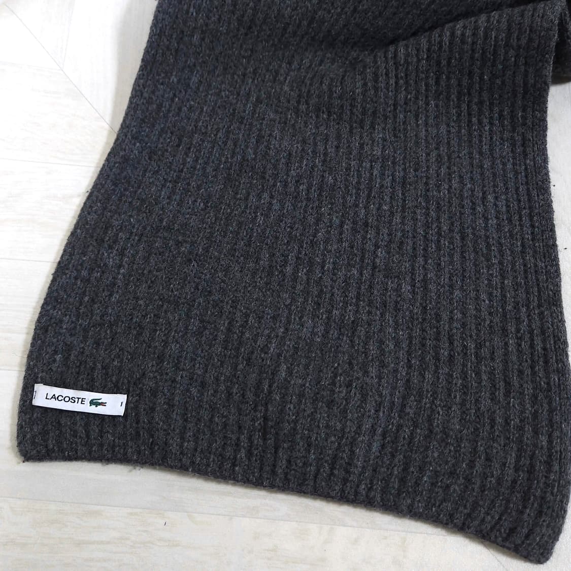 LACOSTE 라코스테 머플러 울혼방 니트 머플러 겨울 상품이미지5