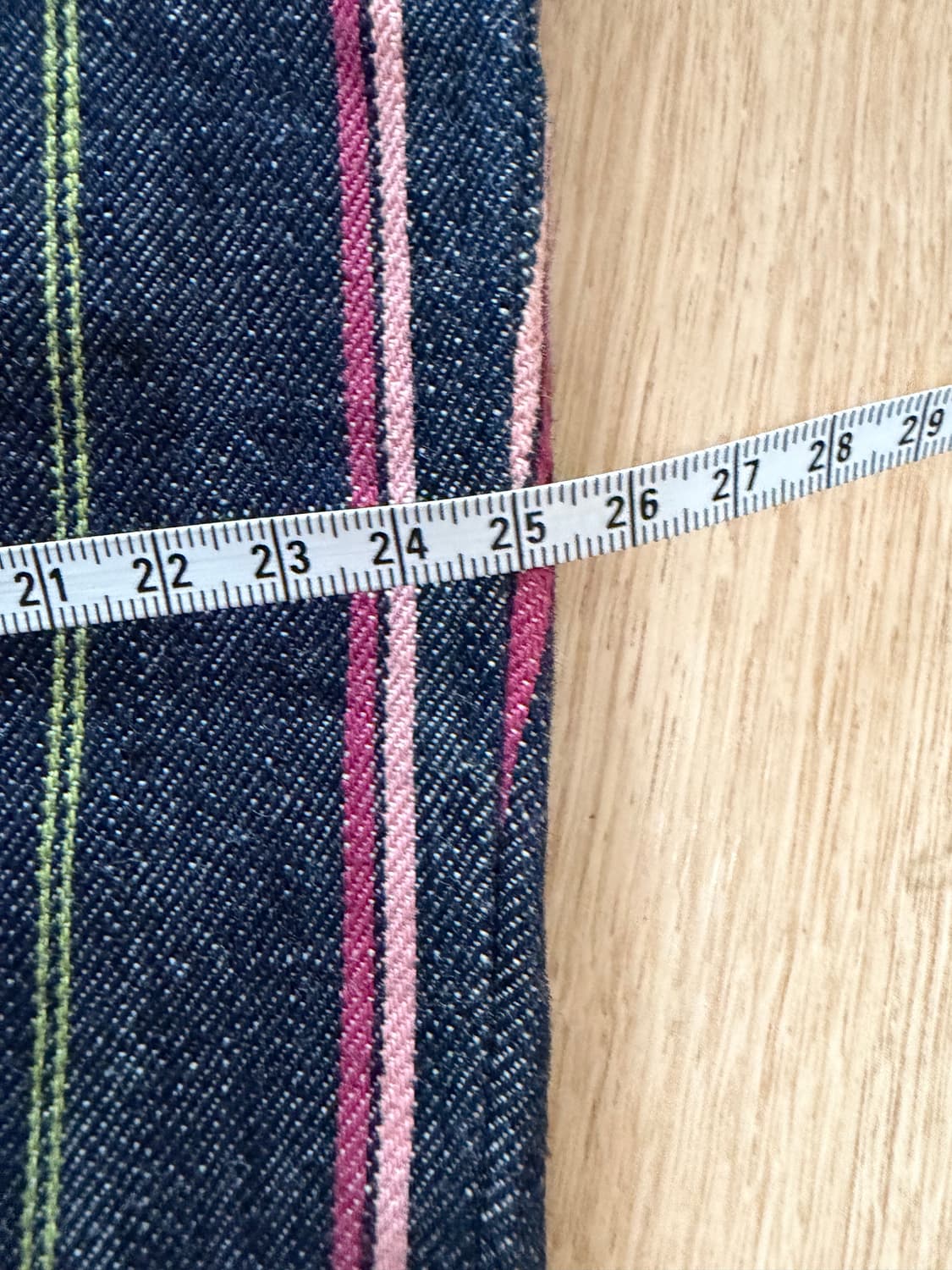 폴스미스 스트라이프 부츠컷 스트라이프 진 (29사이즈) 상품이미지5