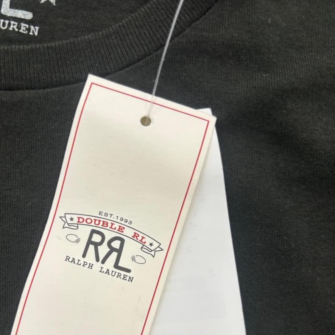 RRL 더블알엘 베이직 코튼 로고 반팔 티셔츠 상품이미지5