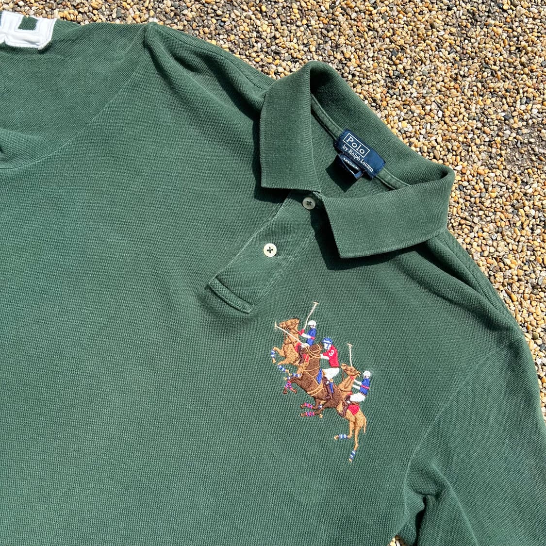 폴로 (POLO RalphLauren) 90S 그린 빅포니 반팔티 상품이미지2