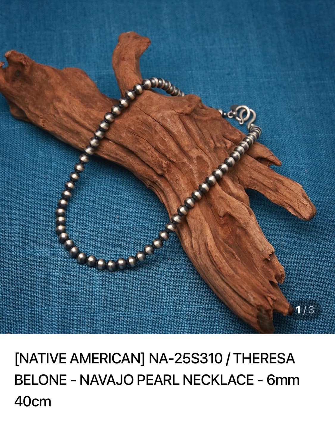 네이티브 아메리칸 / NAVAJO PEARL NECKLACE - 6mm  상품이미지1