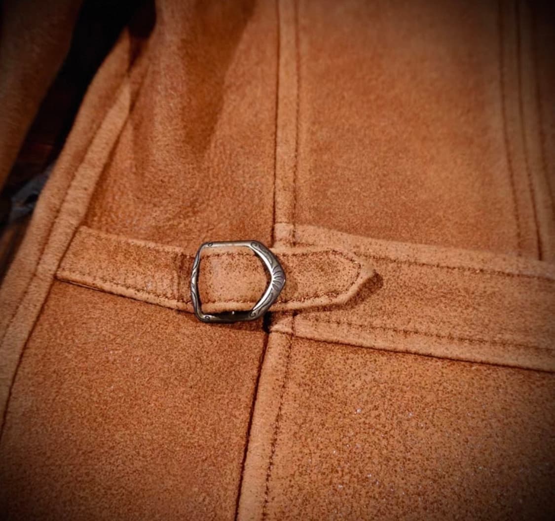 [3xl, 새상품] Veluokldly 웨스턴 스웨이드 자켓 상품이미지4