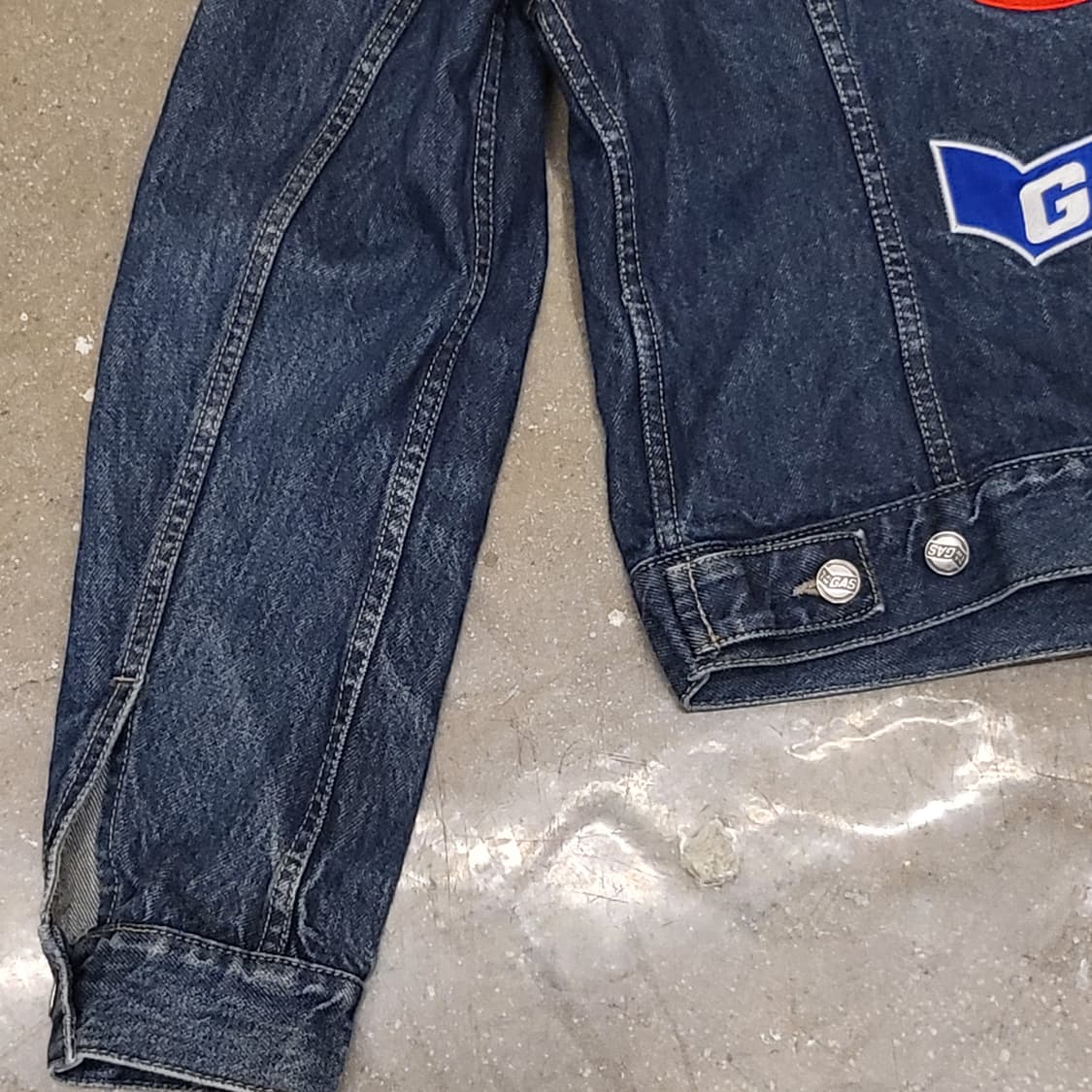 미국빈티지 GAS 혼다 콜라보 데님자켓 청자켓 상품이미지10