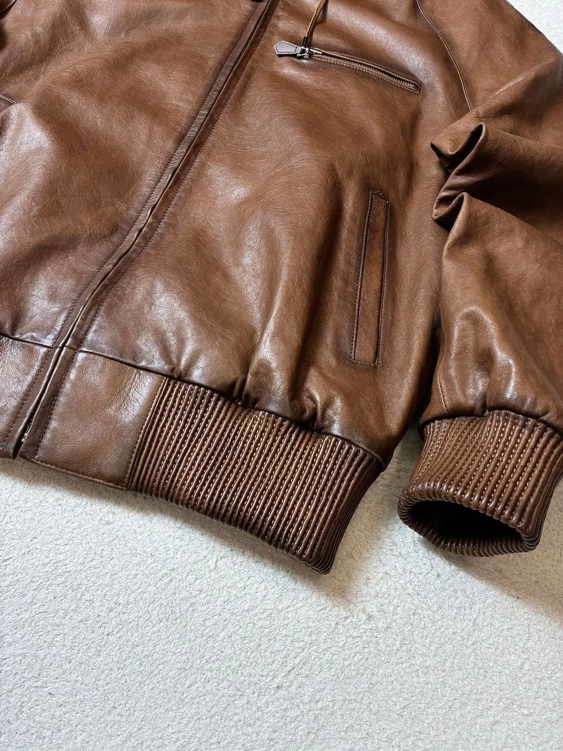 Selected 00's 재패니즈 양가죽 후디 집업 PN7334 상품이미지4