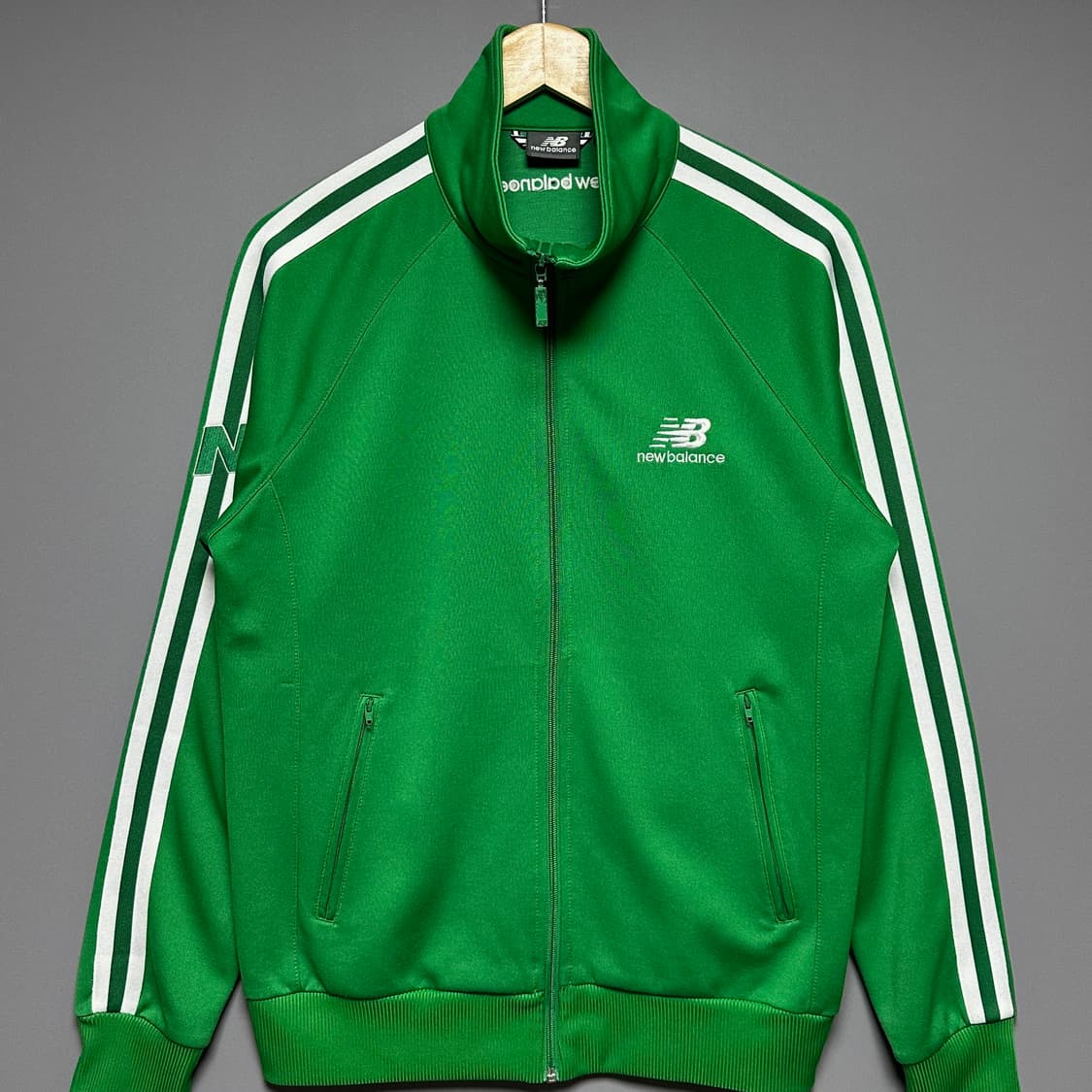 [L]뉴발란스 그린 트랙탑 져지 상품이미지1