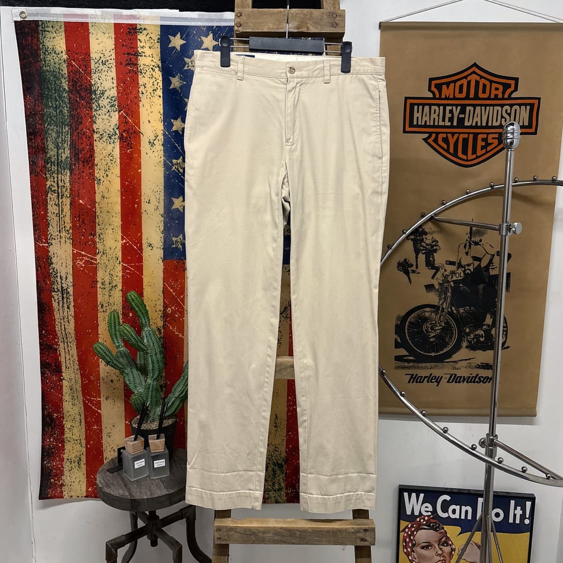 90s 폴로 랄프로렌 커스텀핏 클래식 치노팬츠 코인포켓 N729 상품이미지1