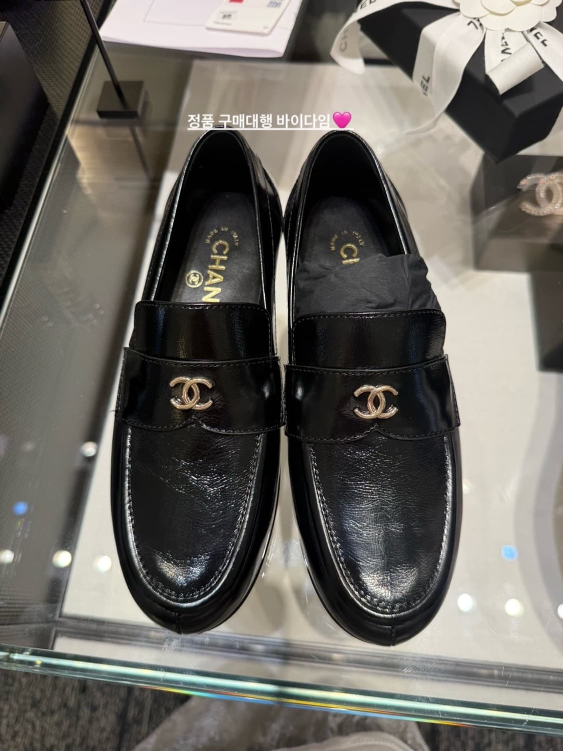 샤넬 로퍼 블랙 G46417   상품이미지2