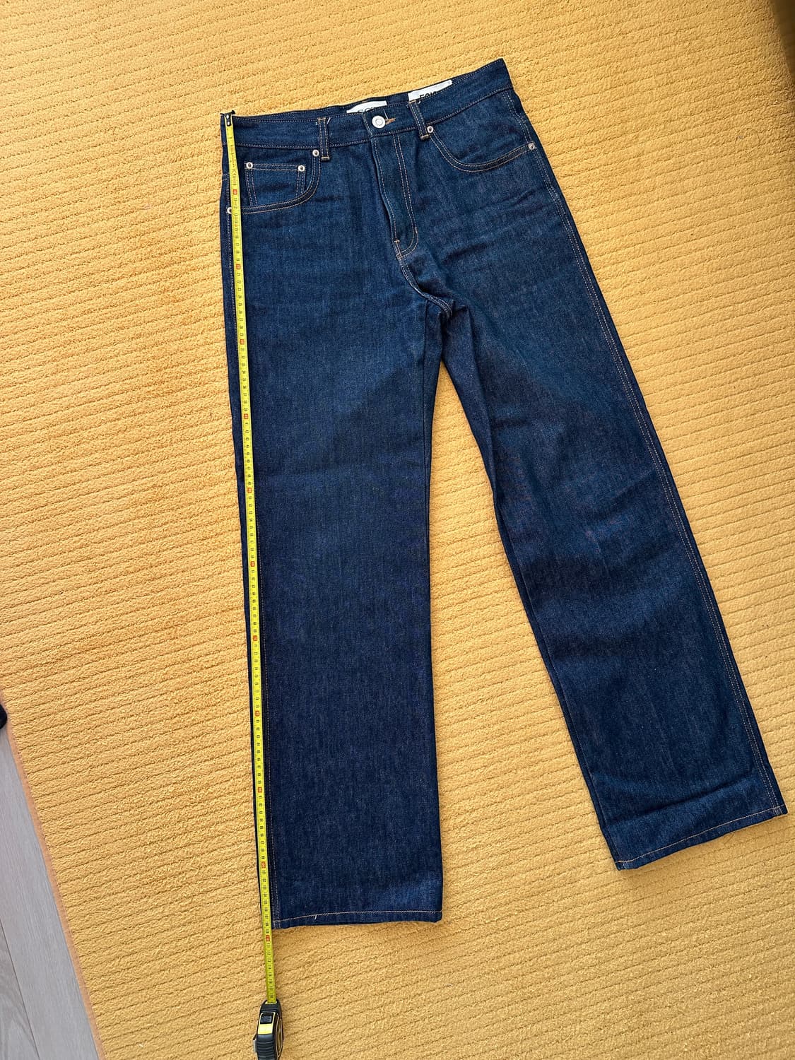 [렉토] S 블루 빈센트 스트레이트 핏 데님 진 상품이미지8