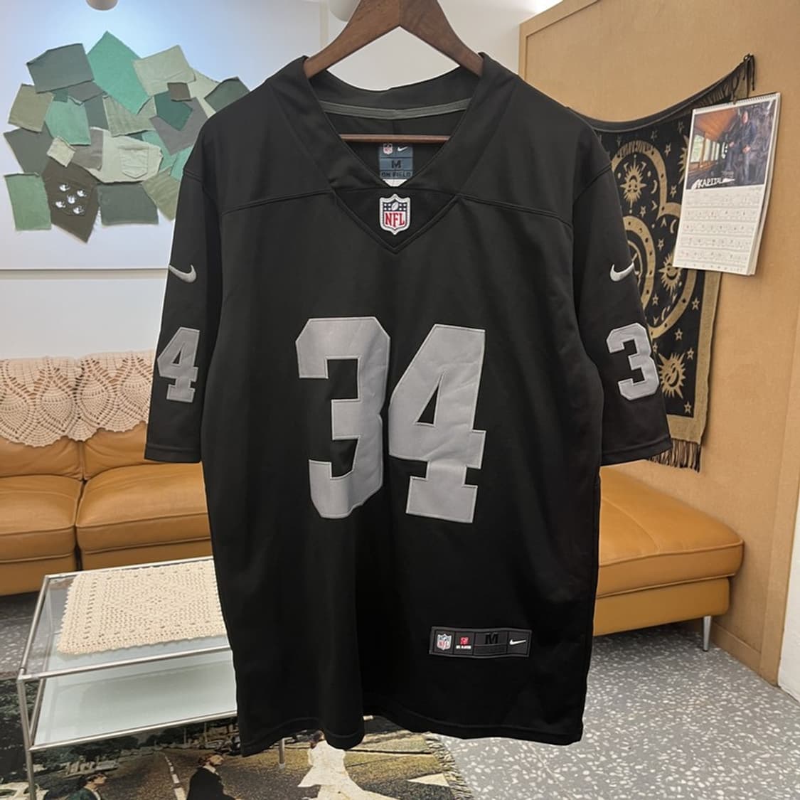 나이키 NFL 레이더스 보 잭슨 유니폼 져지 반팔티 M C11588 상품이미지3