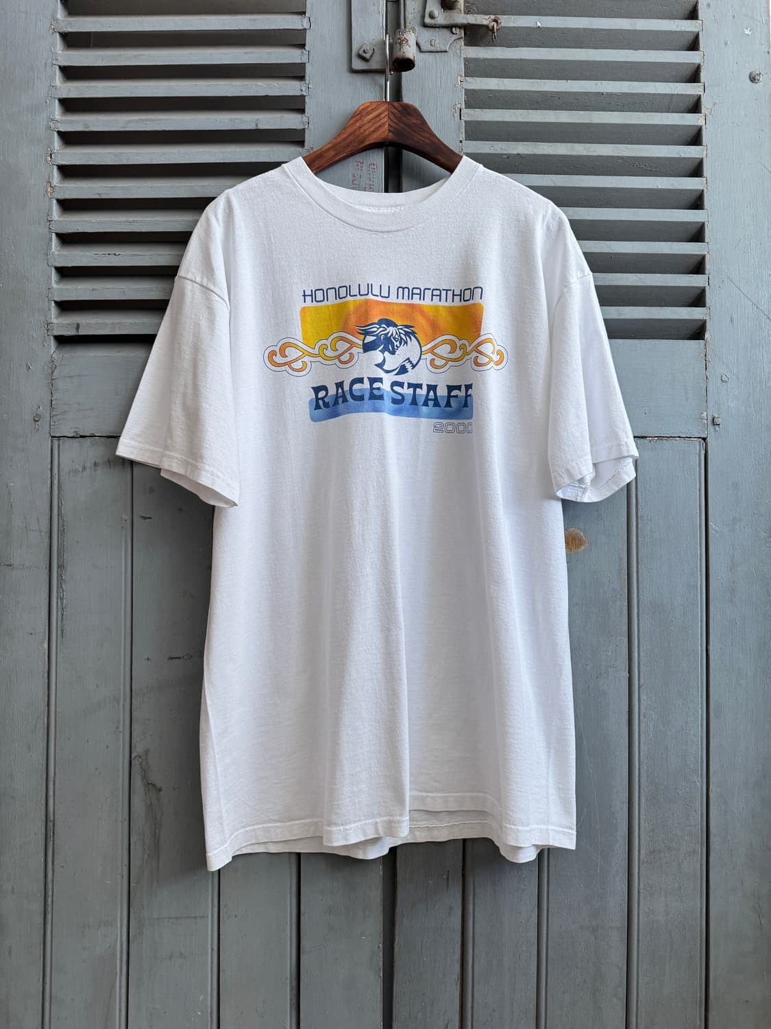 [L]00's 나이키 USA 호놀롤루 마라톤 스태프 티셔츠 상품이미지2